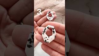 Which one’s your favourite? 1, 2, 3 or 4? Polymer clay Confetti effect tutorial on our channel now!