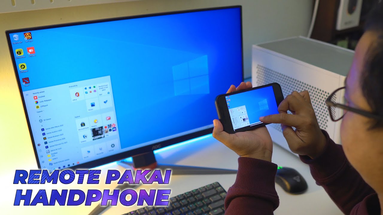 MANTAP! Cara Mengendalikan Komputer Atau Laptop Jarak Jauh Dengan HP