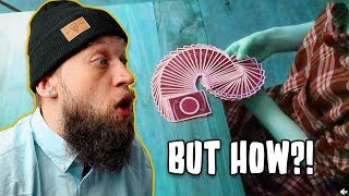 Magician Reacts to IMPOSSIBLE Card Manipulation!!