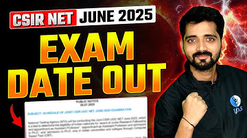 CSIR NET Chemistry Exam Date 2025 Released - Big News for Aspirants!