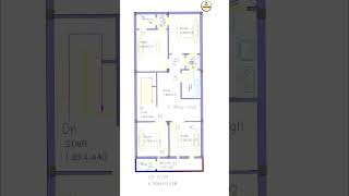 20x40 sqft most beautiful house plan #20x40 ka ghar ka naksha #shortvideo #home #house