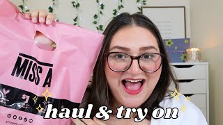 SHOP MISS A | HAUL & TRY ON!!