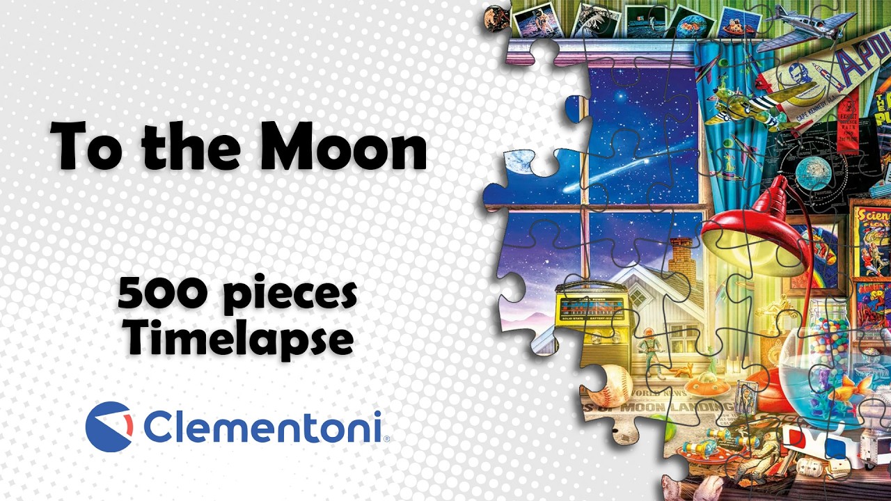 To the Moon (Clementoni 35590) #puzzle #cozy  #timelapse #clementoni