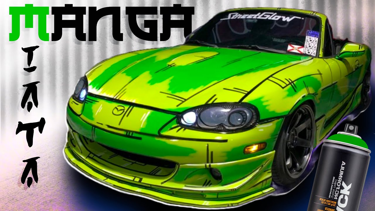 Car Models Painted to Look Like Initial D Cartoons Are Epic - autoevolution