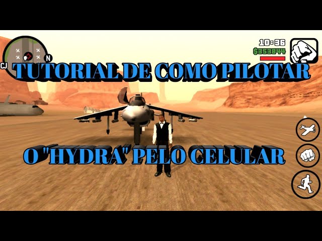 tutorial] Como pilotar o avião Hydra do GTA San Andreas - GTA