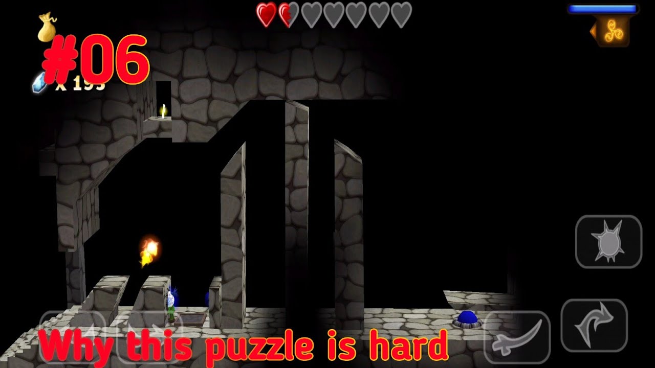 Why this puzzle is hard Swordigo gameplay walkthrough part 6 | PHOENIX F-6 
