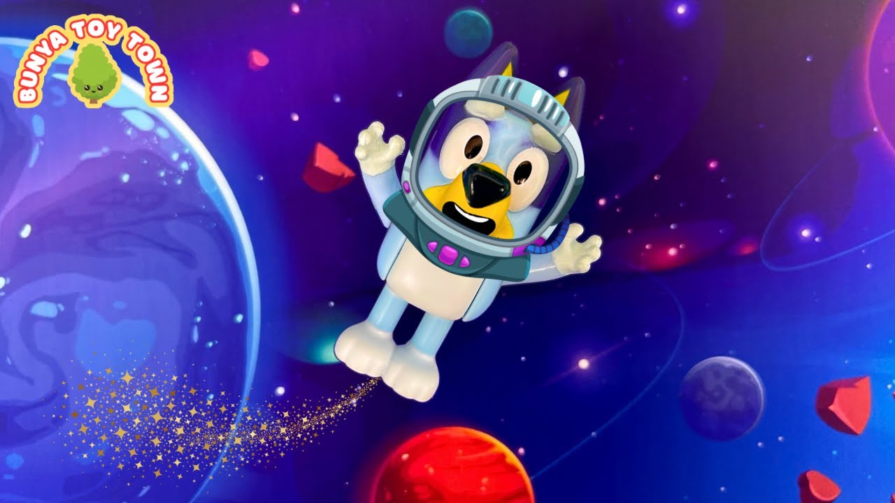 BLUEY Learns About Space - Lessons For Kids | Bluey Pretend Play ...