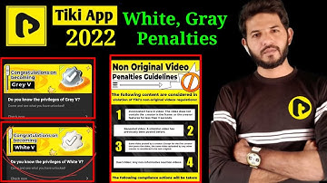 Tiki Apps Gray tick, White tick | Tiki apps non original videos  penalties | Tiki app gray privilege