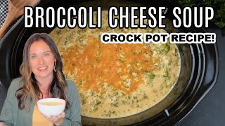Best Crockpot Broccoli Cheese Soup