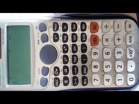 How to convert decimal to binary in Casio fx-991EES PLUS