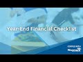 Year-End Financial Checklist | Coffee with Waymark