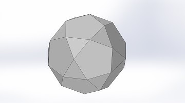 How to make Icosidodecahedron by SolidWorks / 3D CAD