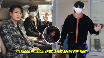 Jungkook Immediately Hugged Taehyung at the Airport! This Emotional Hug and Message Made ARMY Cry!