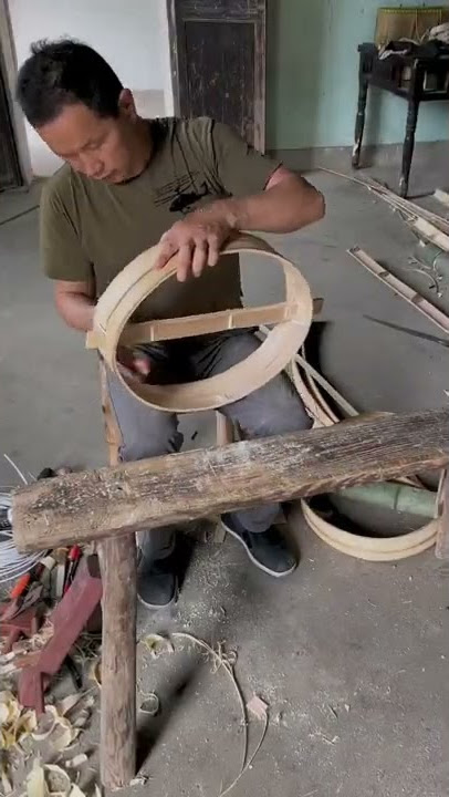 Kerajinan tangan tradisional dari bambu -1 #celanapendek #kerajinanbambu