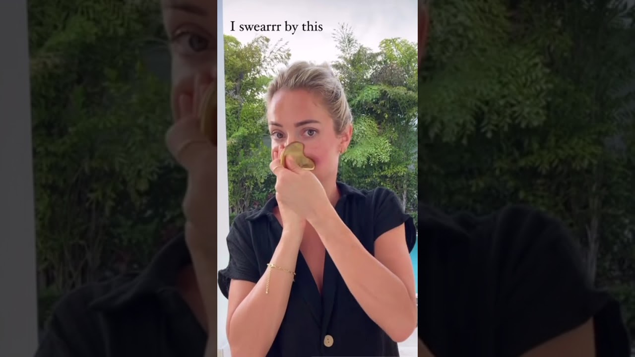 Let’s face oil and gua sha 💛