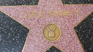 Comedian Actress Carol Burnett Hollywood Walk of Fame Star Los Angeles California USA April 2021