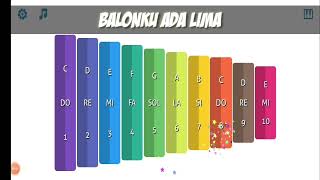 Balonku Ada Lima | Bellyra Aplikasi 1st XyloPhone screenshot 3