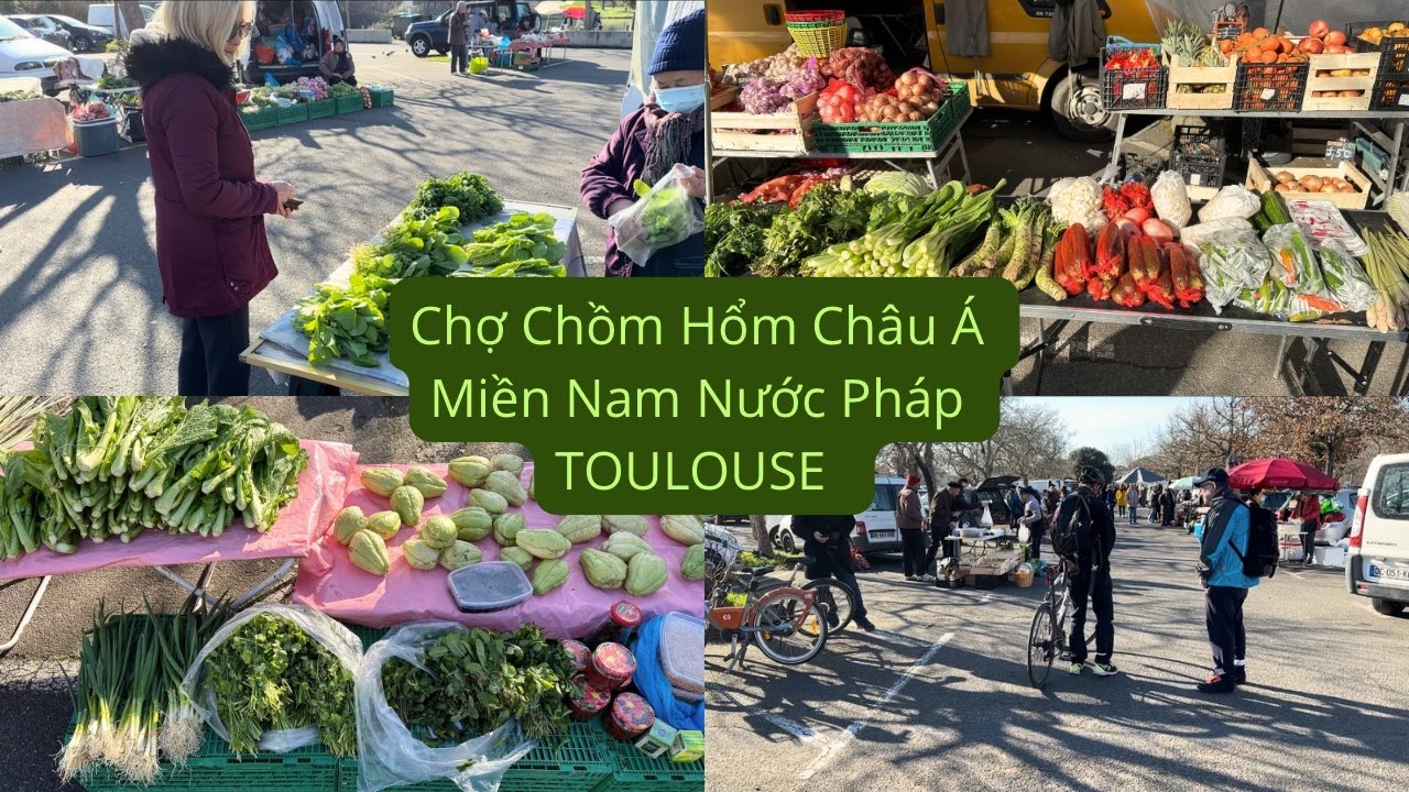 Mùng 5 Tết Xuân Ất Tỵ Đi Chợ Chồm Hổm Châu Á Ở Miền Nam Nước Pháp /Marché asiatique la RaméeToulouse
