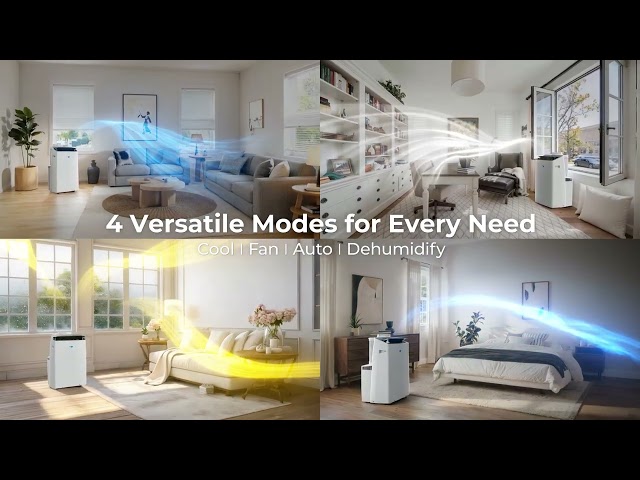 Whynter ARC 1030WNNEX  12,000 BTU Inverter Dual Hose Smart Portable Air Conditioner