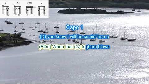 Thumbnail of Into the Mystic by Van Morrison play along with scrolling guitar chords and lyrics