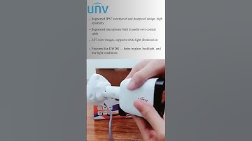 Unboxing UNV UAC-B112-AF28-W | 2MP ColorHunter Bullet Analog Camera