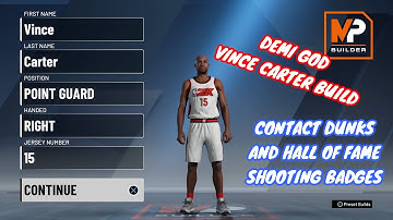 CRAZY DEMI GOD VINCE CARTER BUILD: NBA 2K20. BEST SCORER IN 2K20