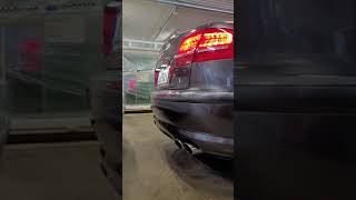 Audi S8 V10 Cold Start With Modified Mufflers