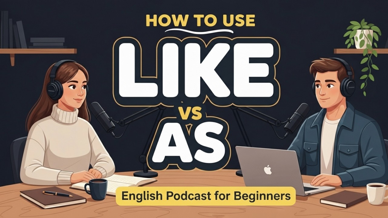How to Use Like and As in Everyday English | English Conversation Practice | English Podcast