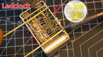 [Satisfying] DIY Copper Wire Art LED Clock – Simple Homemade Build | Final Part