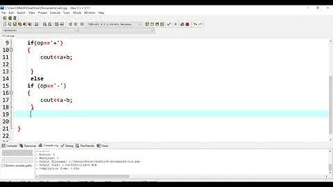 c++ program for develop the calculator using nested if-else statement.