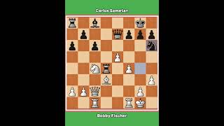 Bobby Fischer vs Carlos Szmetan * The Ultimate Guide to Chess Tactics screenshot 2