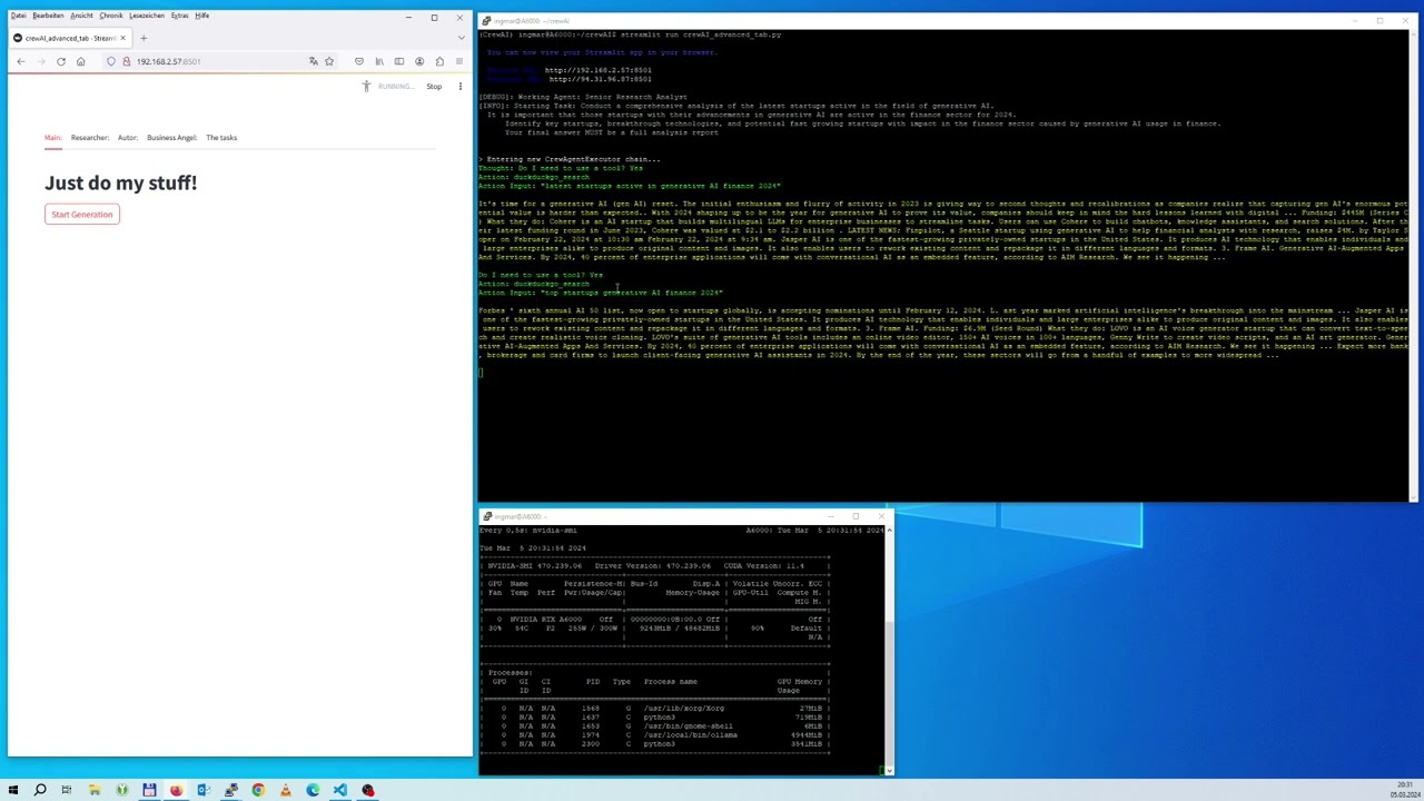 CrewAI my personal agent network @home