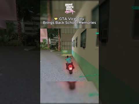 💛 GTA Vice City Brings Back School Memories #shorts #nostalgia