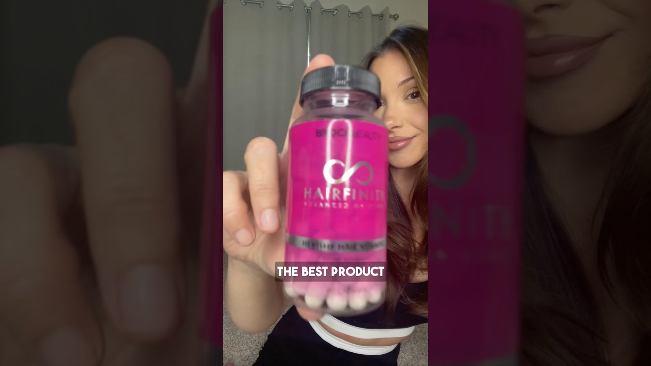 From dry, scraggly ends to shiny, bouncy growth ✨ Give your hair its life back with Hairfinity 💊💖