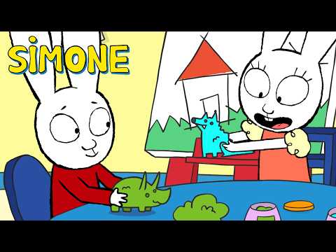 Let's play with clay! 🦖 | Simone | Full Episodes S4 | 1 hour | Cartoons