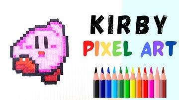 How to Draw KIRBY! #1 - Hand Drawn Pixel Art