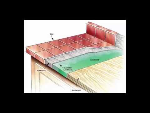 Столешница из керамической плитки – особенности изготовления своими руками