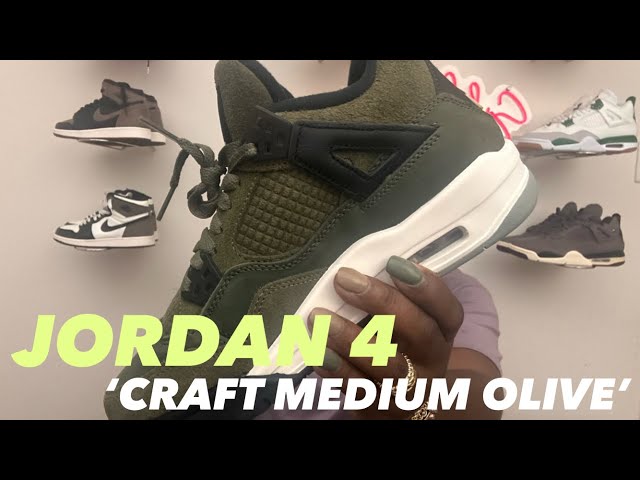 Are these WORTH the cop!!! Jordan 4 Craft Medium Olive, REVIEW + ON FEET