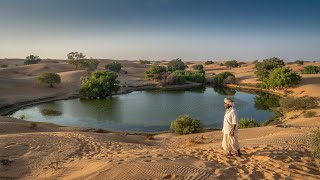 April 4 2025 Pond Inside The Desert Thar Desert Rajasthan India Next...