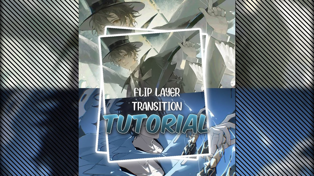 How to make Simple flip layer transition tutorial | in Alight motion ...