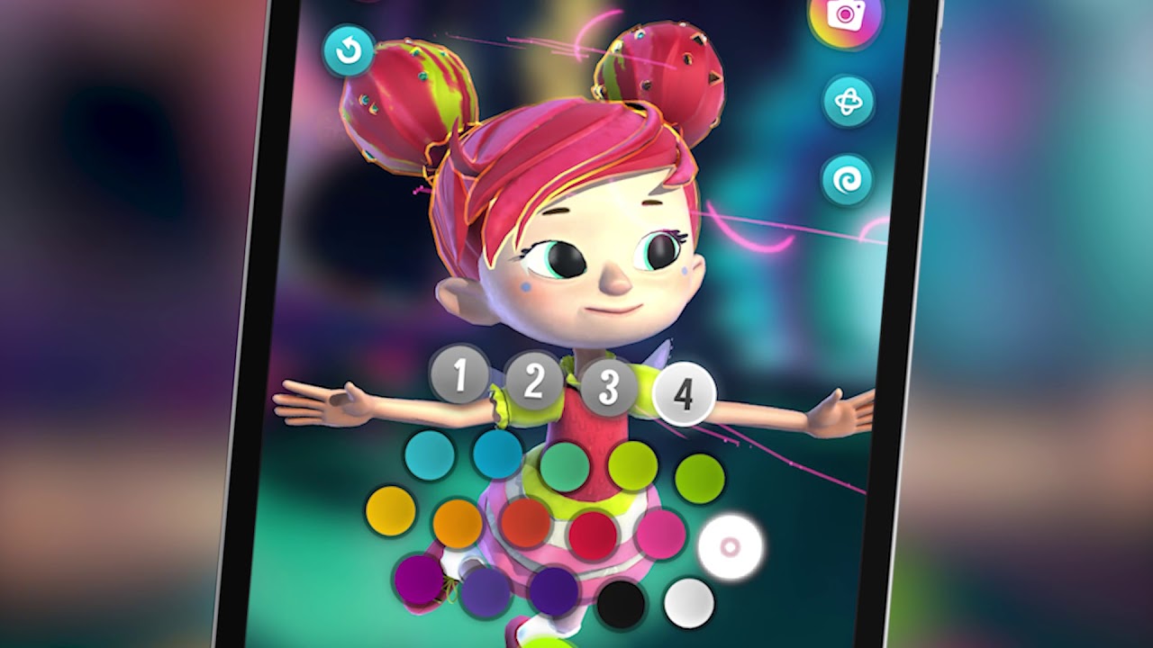 ⁣Fairyteens. Magic 3D Coloring app for Android and iOS