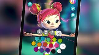 Fairyteens. Magic 3D Coloring app for Android and iOS screenshot 1