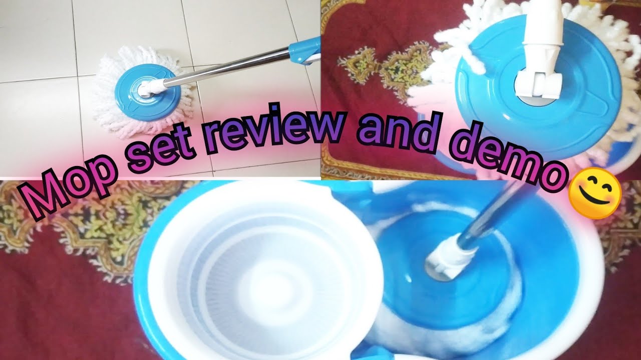 mop set floor wiper//cleaning gadget//review and demo in hindi //NeeSu Always Khush 😊😊