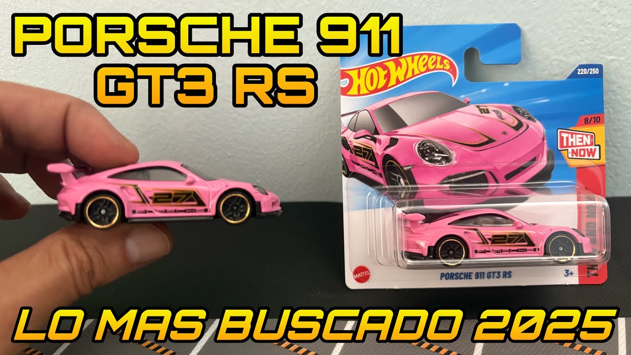 HOT WHEELS 2025 PORSCHE 911 GT3 RS PINK - YouTube