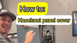 How to install a panel cover Details