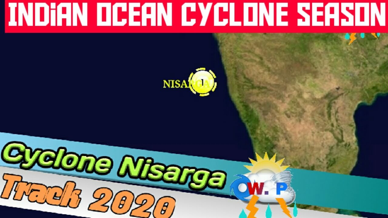🌀Arabian sea Cyclone Nisarga track 2020 animation || Nisarga cyclone