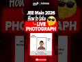 How To Take Live Photograph in JEE Main Registration 2026 #jeemain2026 #jeemainregistration #jee