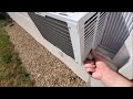 How to drain your Window Air conditioner without drilling.