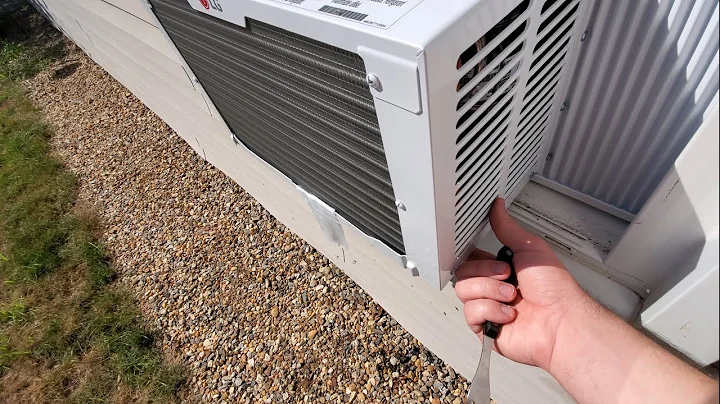 How to drain your Window Air conditioner without drilling.