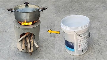 DIY Cement & Plastic Bucket Wood Stove | Secret Homemade Heater Taking Winter by Storm